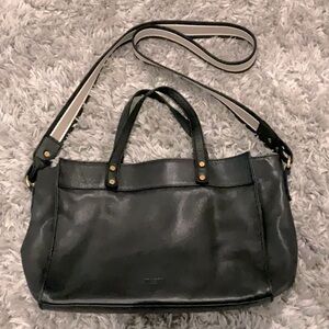 Margot black leather bag